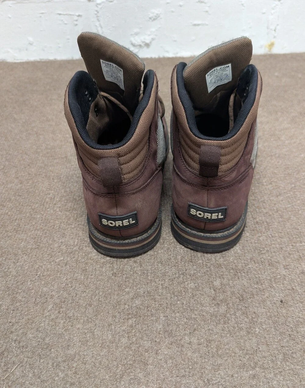 SOREL Men's Madson Sport Waterproof Brown Lace-Up Hiking Boots (11.5)